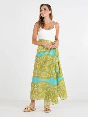NEW EMILY MCCARTHY pareo tie waist sarong in olive hour